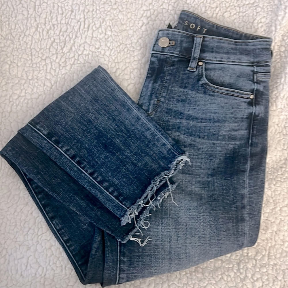 WHBM everyday soft Girlfriend jeans